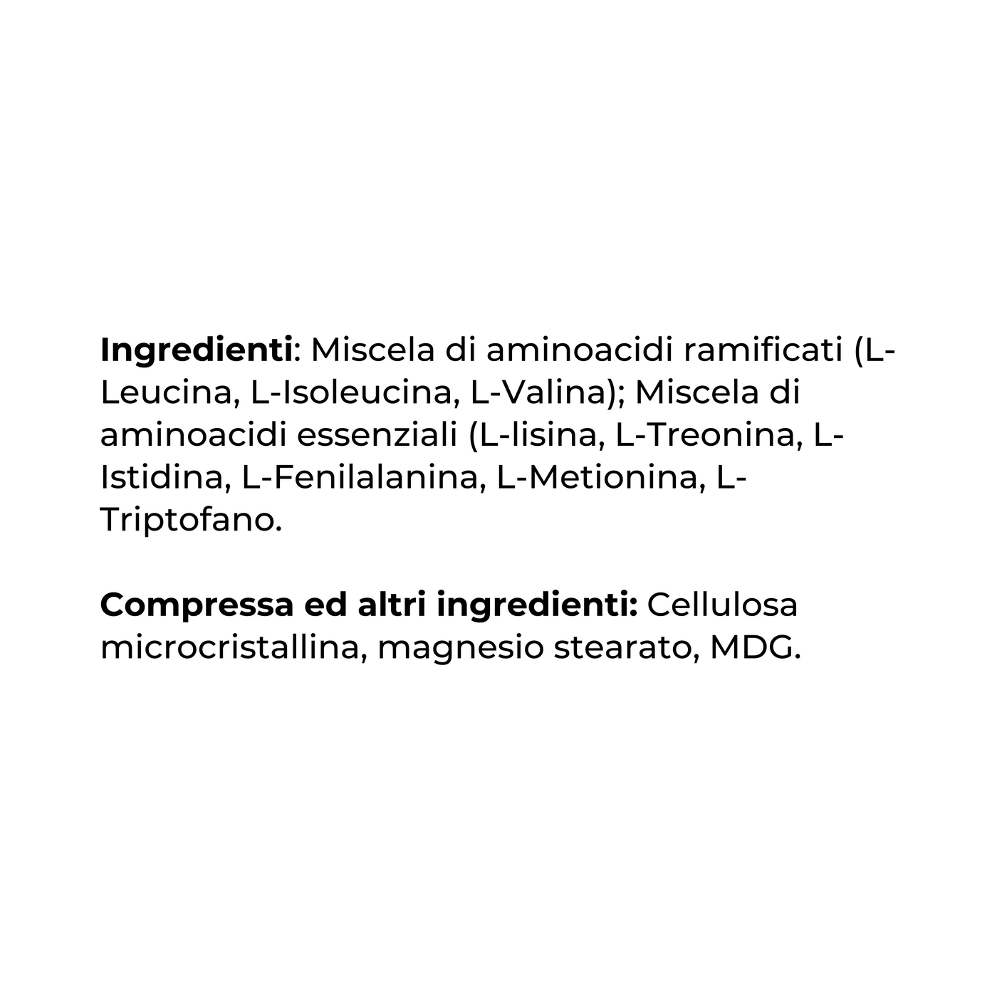 Aminoacidi Essenziali - 9AA