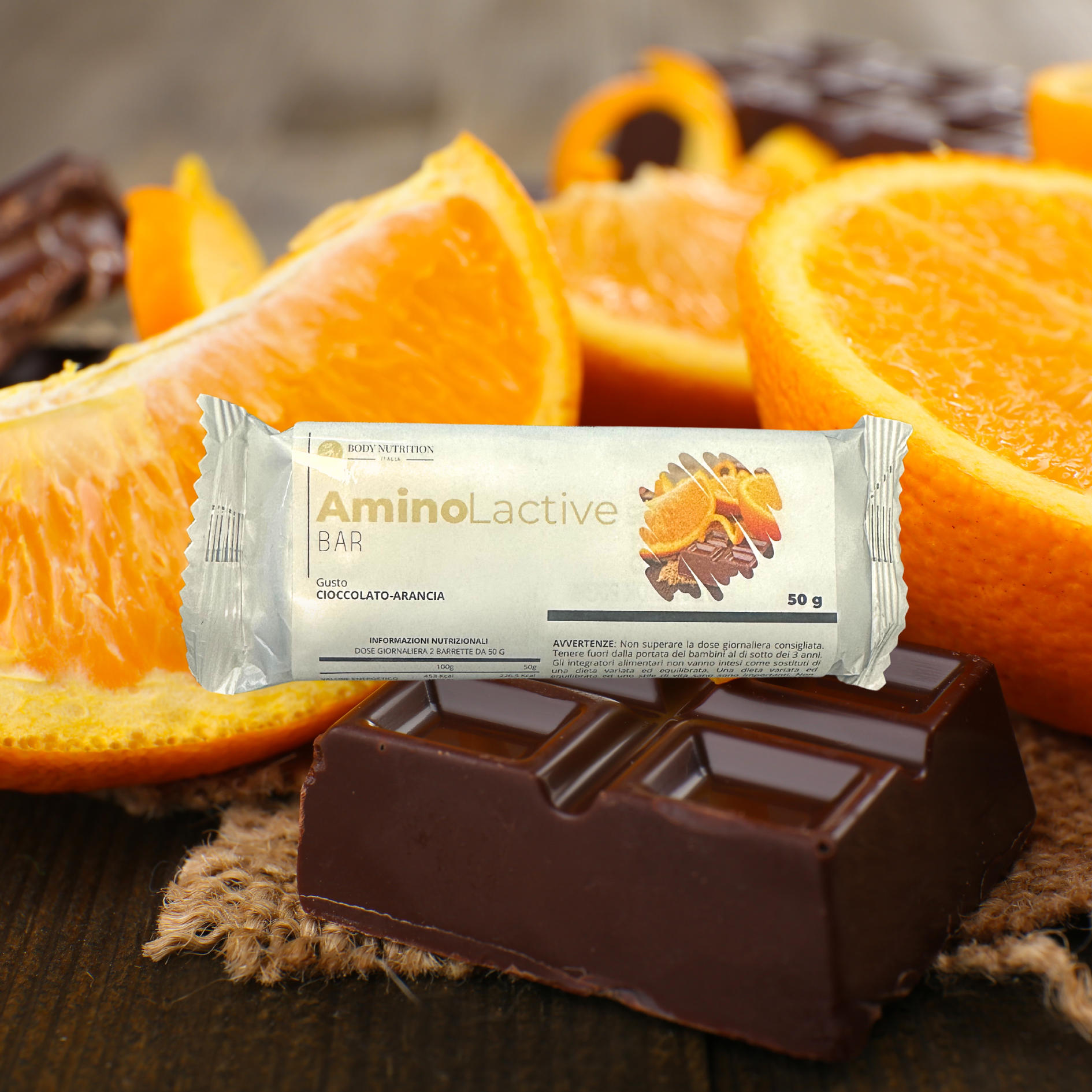 AminoLactive Bar Cioccolato Arancia