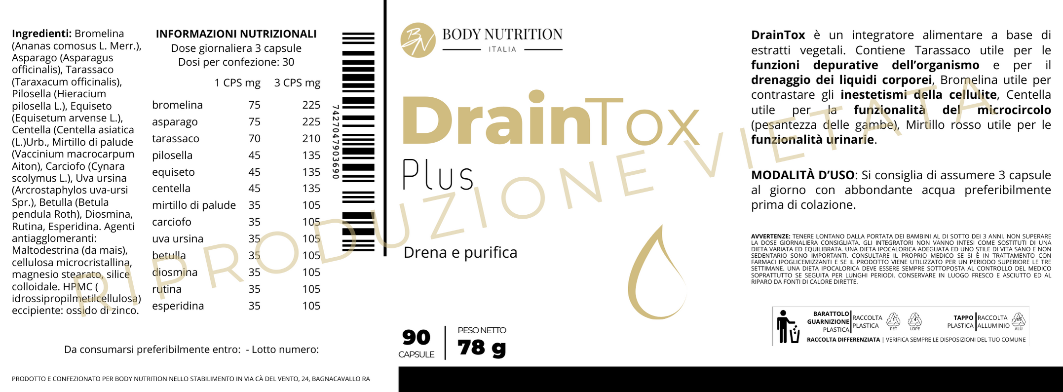 Strong draining - DrainTox 
