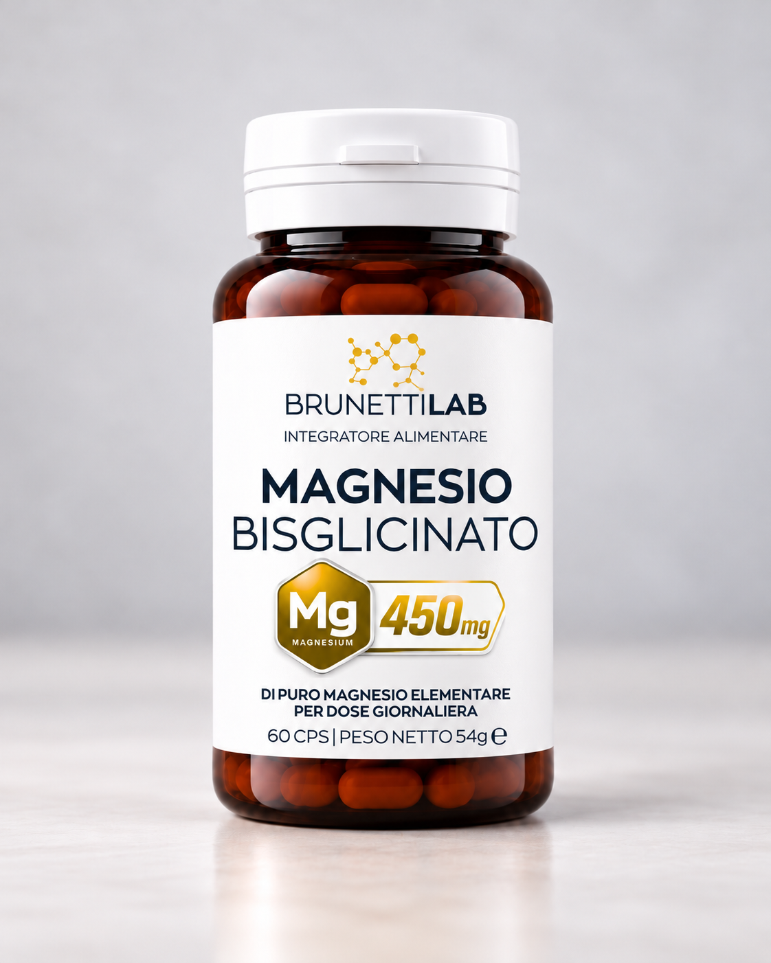 Magnesio Bisglicinato Elementare 450mg